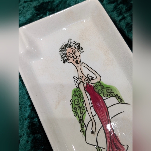 Vintage California Pottery Ashtray “Mawnin Beautiful”. - Picture 3 of 4